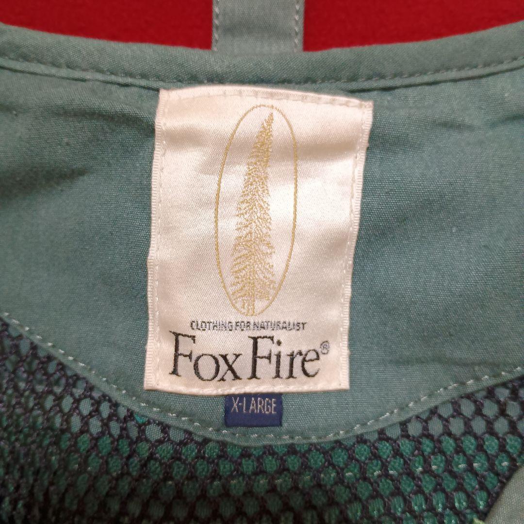 FoxFire フィッシングベスト XLサイズ グリーン