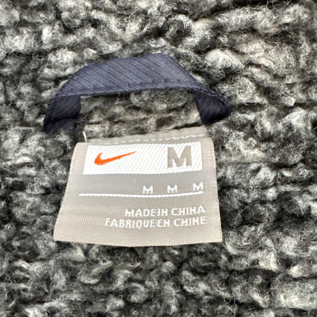 NIKE Nナイキ ベンチコート ロング バックデカロゴ 裏起毛 フード