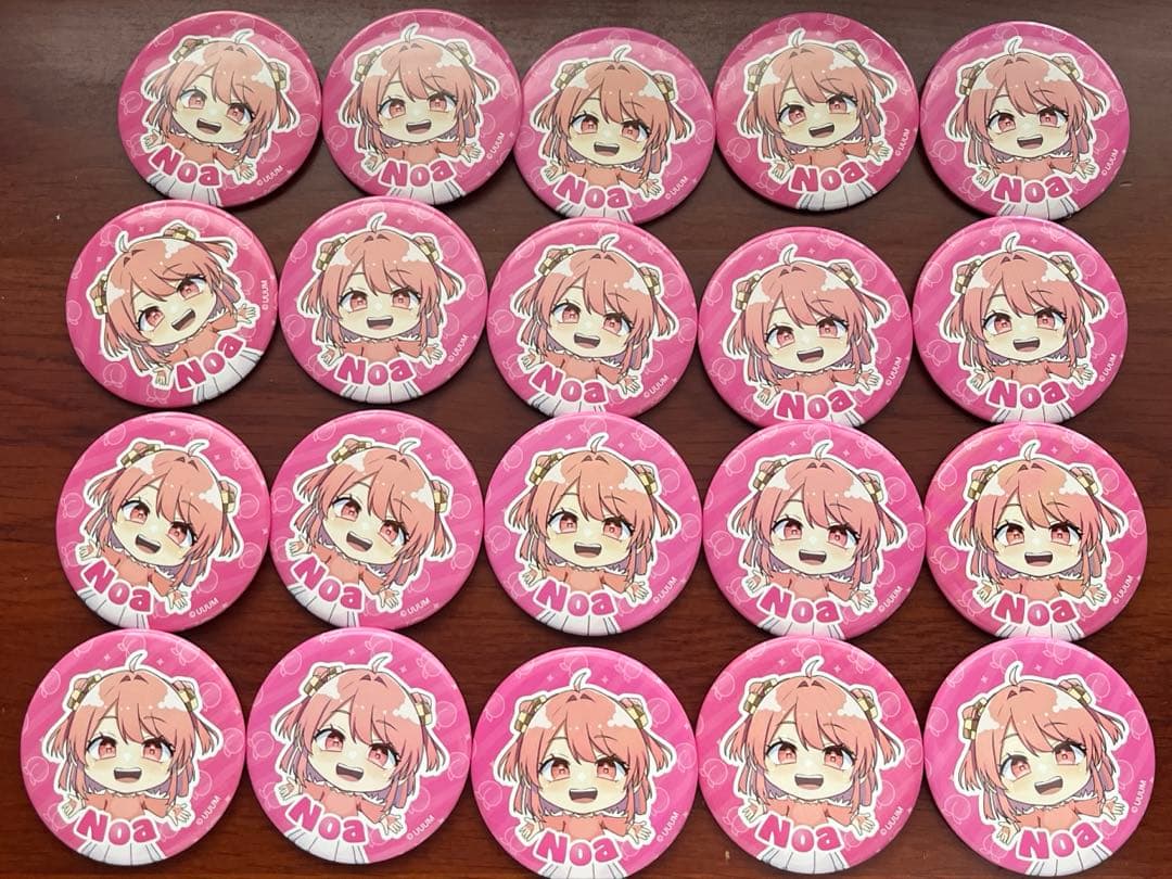 カラフルピーチ　からぴち　のあ　新ビジュ　缶バッジ　(12)