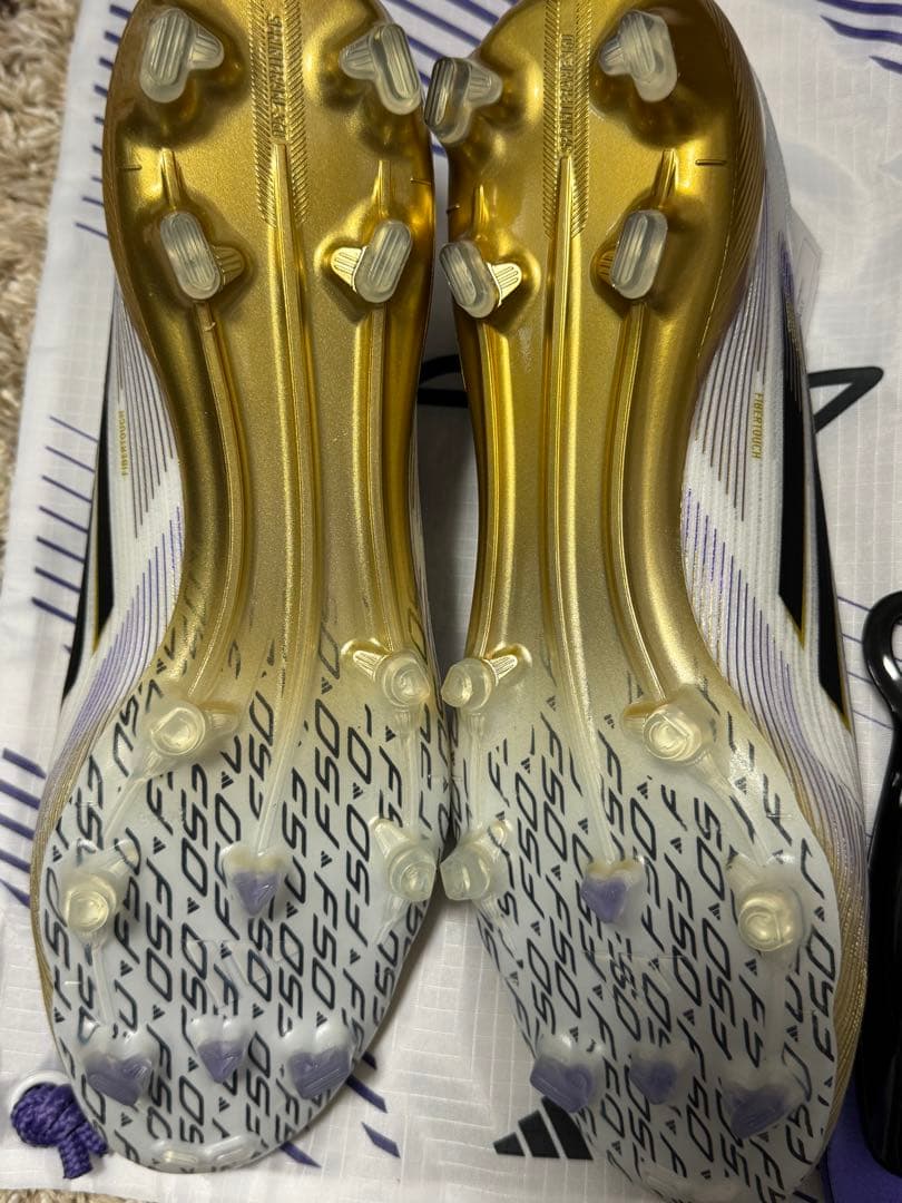 adidas F50 エリート LL FG 27cm 紐なし