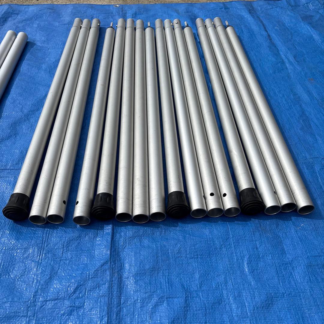 スノーピーク　ウイングポール280cm 小川張り ベルト付　収納袋