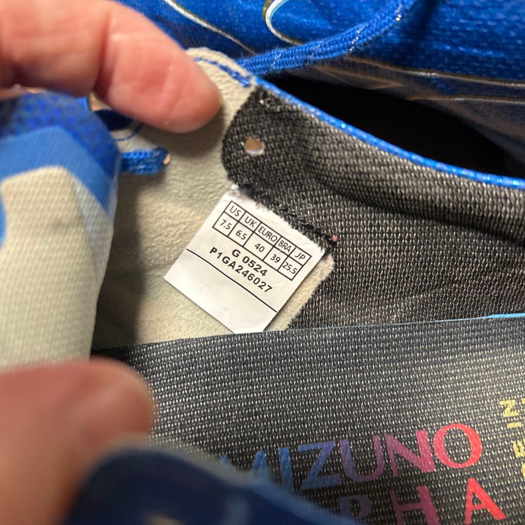 Mizuno Alpha サッカーシューズ 青