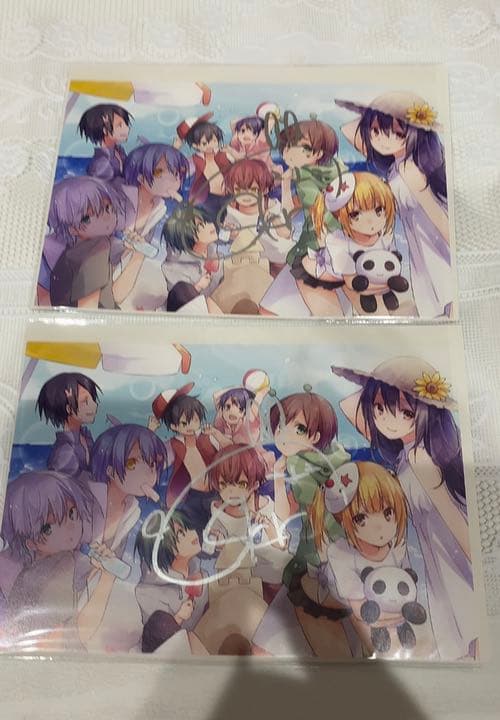ニコキャス さくらくん サインポスカ 4枚セット