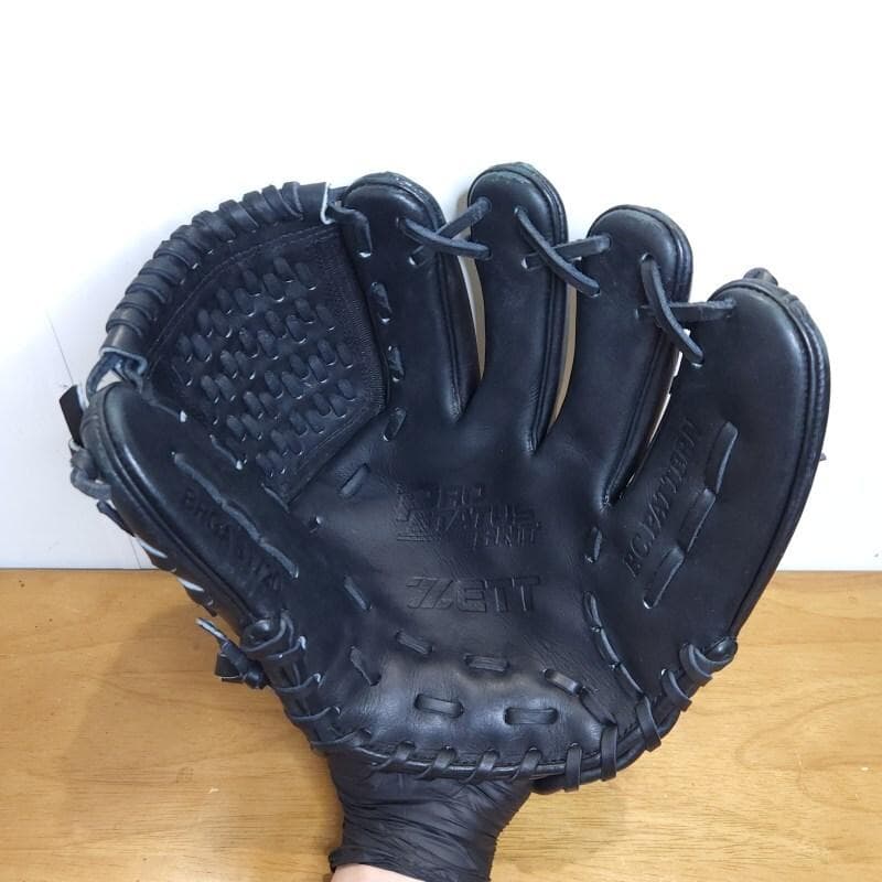 ZETT 日本製 プロステイタス RNT 旧ラベル 良品 内野用 軟式グローブ