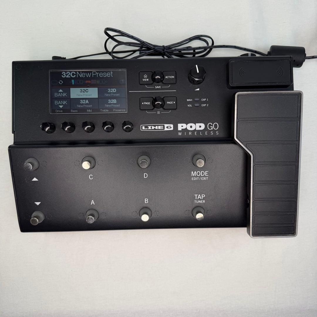 極美品Line 6 POD GO Wireless ワイヤレス・トランスミッター