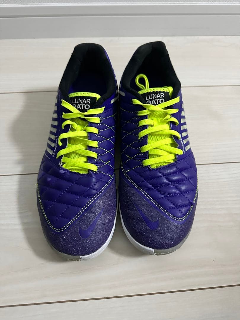 Nike Lunar Gato フットサルシューズ 紫/黄色