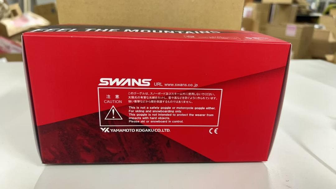 SWANS (スワンズ) 日本製 スキー スノーボード ゴーグル 眼鏡対応