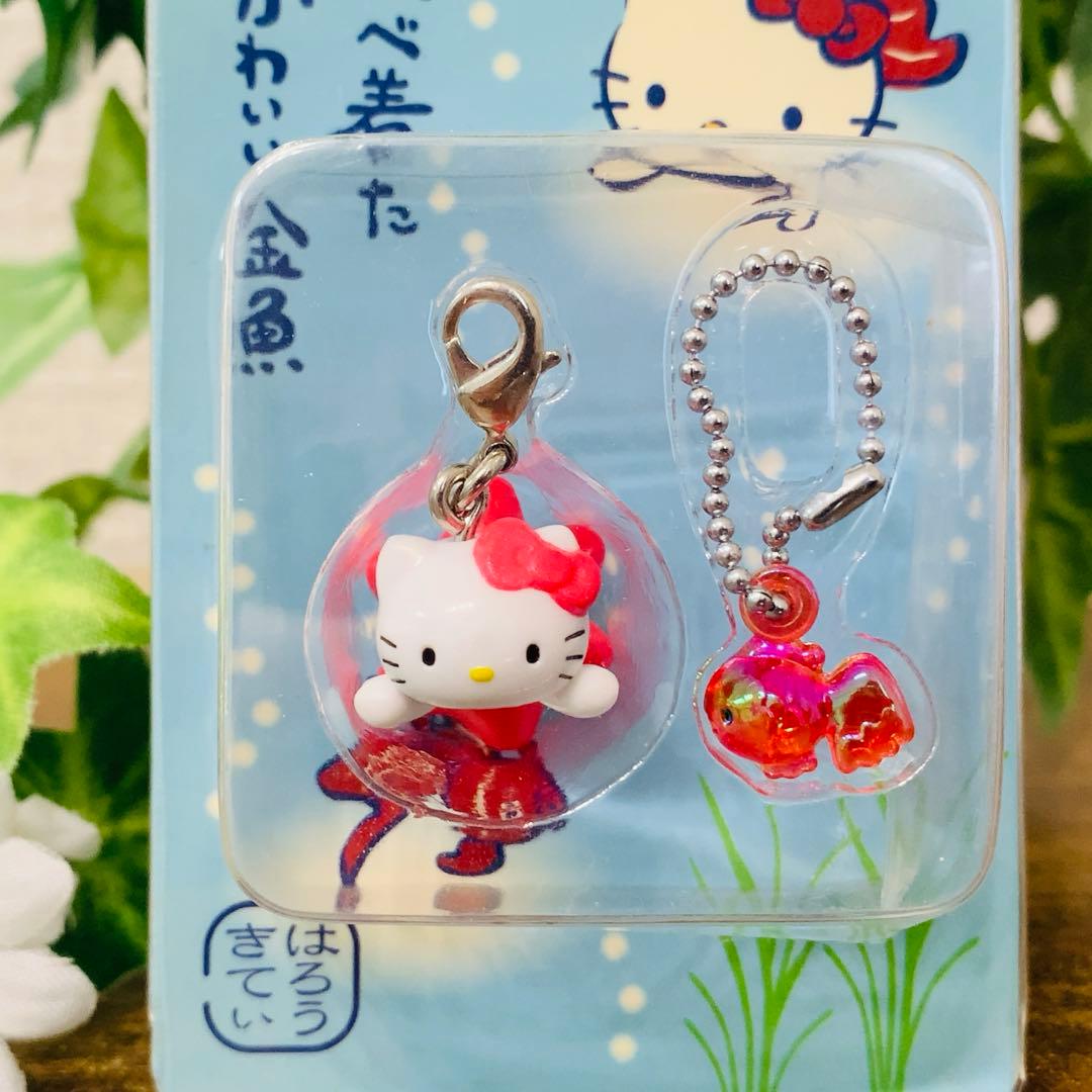 【レア】ご当地キティ 夏期限定 赤いべべ着たかわいい金魚　ファスナーマスコット