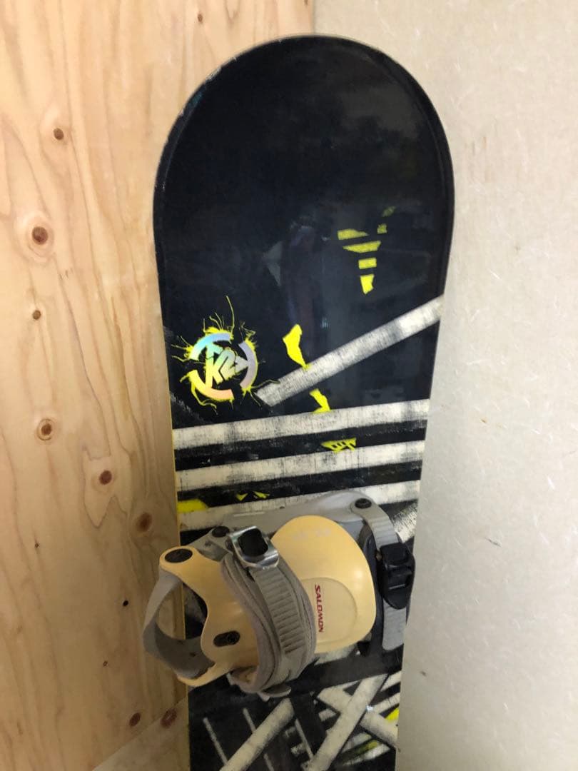 最終値引きK2スノーボードSALOMONビンディングセット