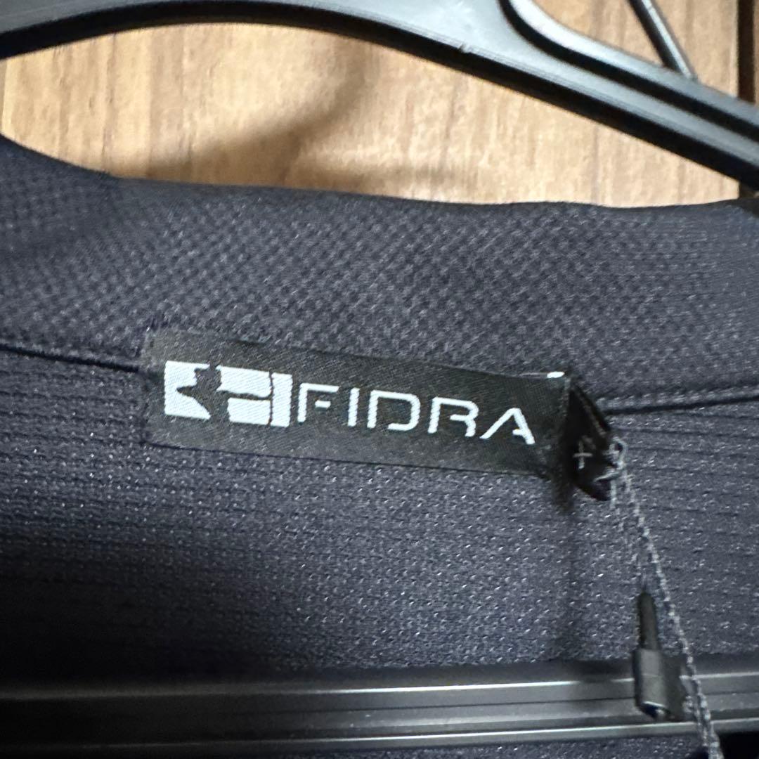 FIDRA ポロシャツ ブラック　XL
