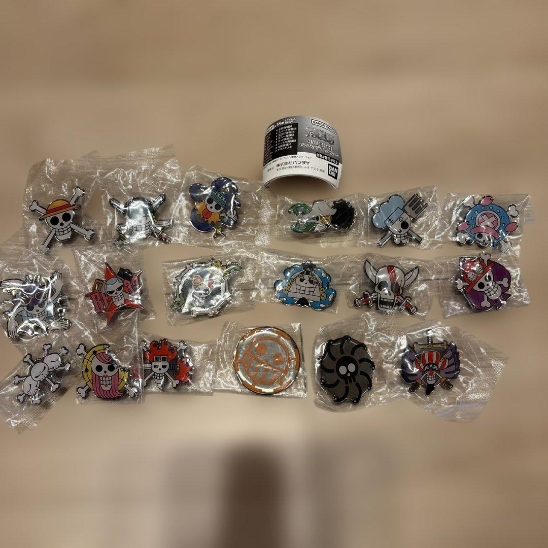ONE PIEACE ピンバッチコレクション　全18種コンプリート
