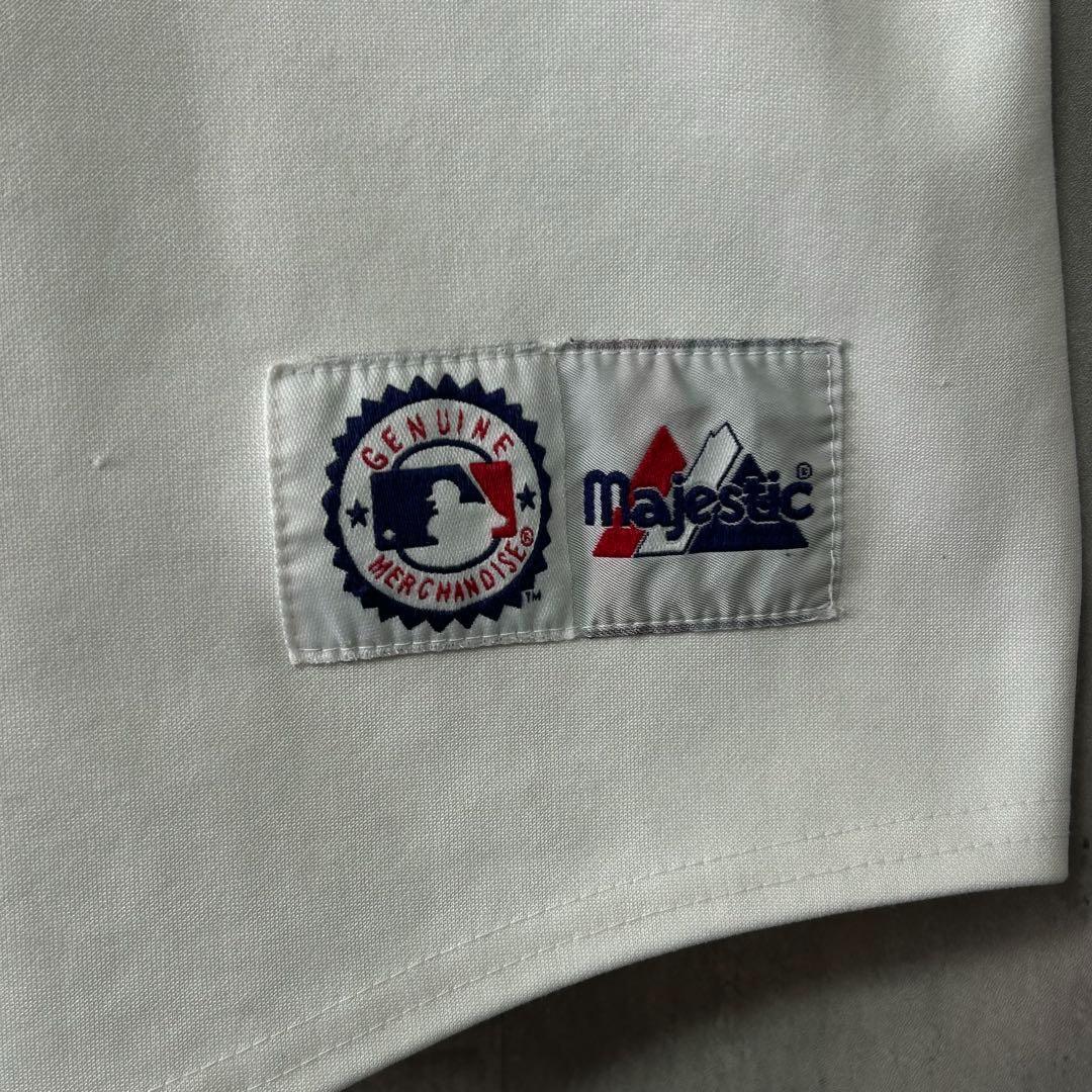 Majestic MLB シアトルマリナーズ 肉厚 ユニフォーム 刺繍 白