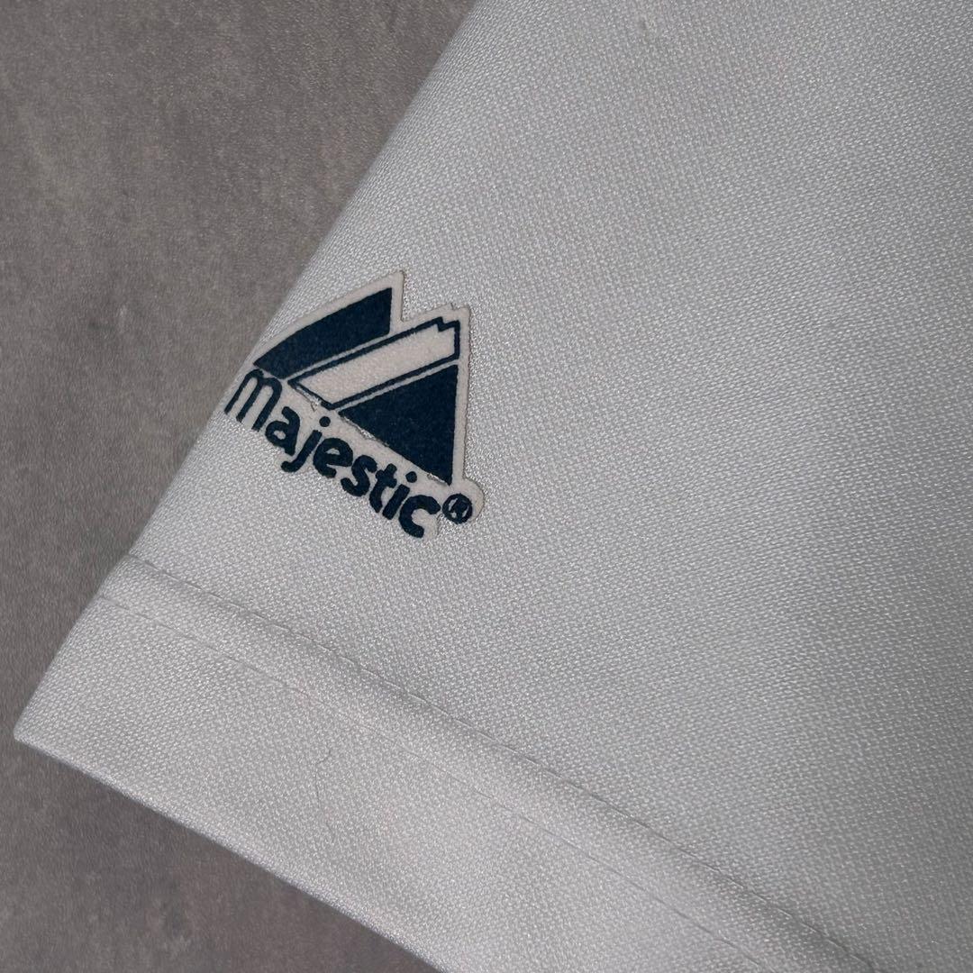 Majestic MLB シアトルマリナーズ 肉厚 ユニフォーム 刺繍 白