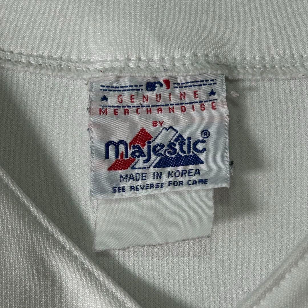 Majestic MLB シアトルマリナーズ 肉厚 ユニフォーム 刺繍 白