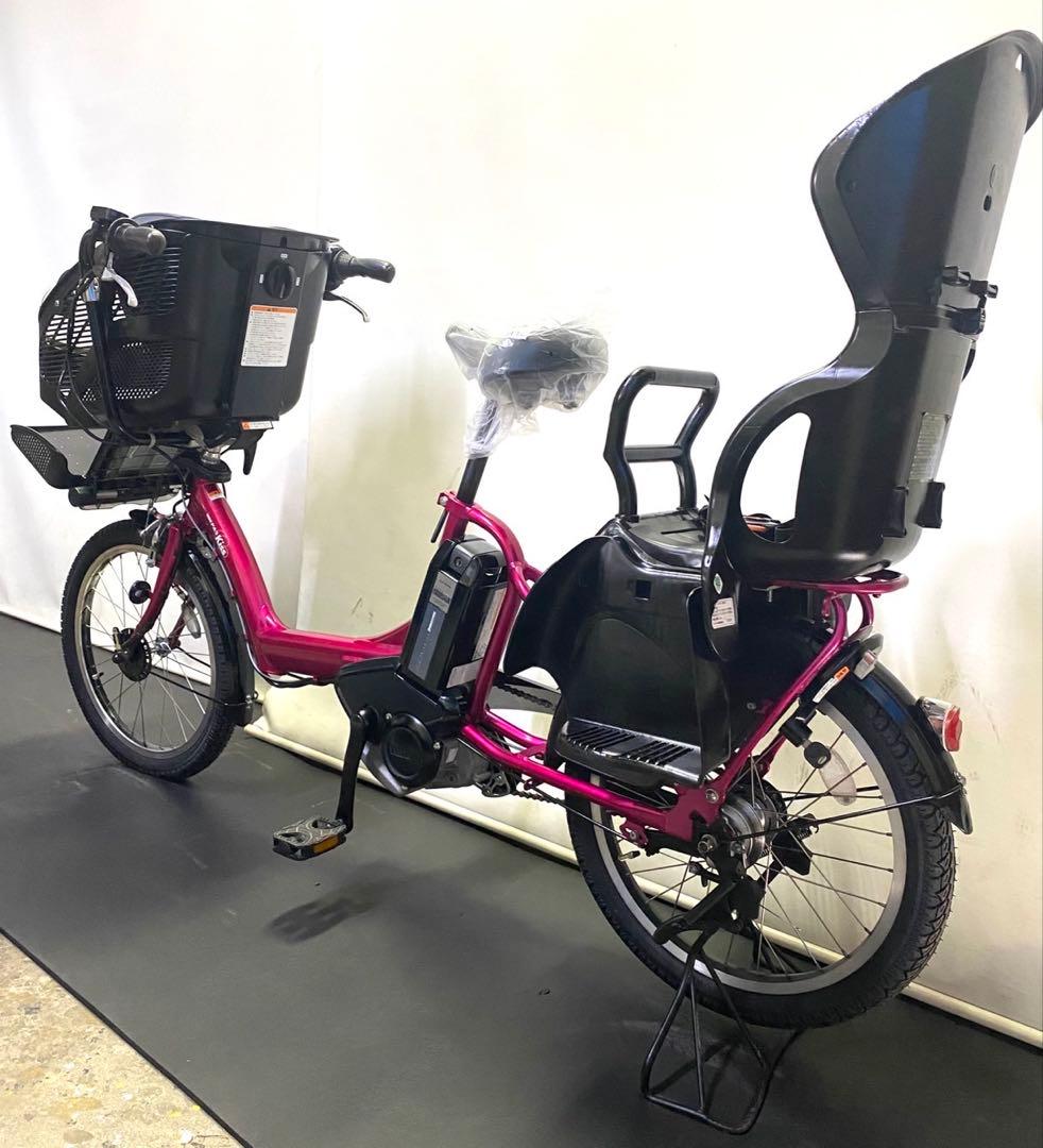 1年保証 ヤマハ　パスキッス　20インチ　3人乗り 8ah 電動アシスト自転車