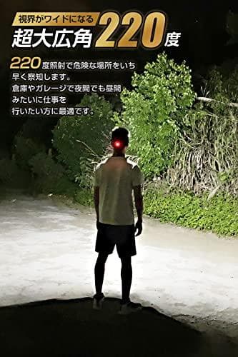 T・O・T ヘッドライト 充電式 usb LED ヘッドランプ 超高輝度 ハンp