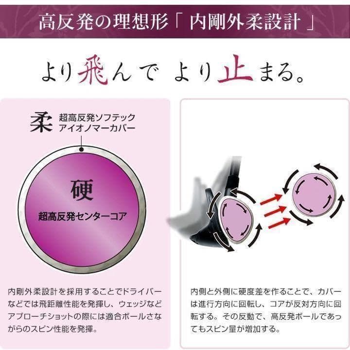 ♥新型♥ 女性用激飛び高反発球 ワークスゴルフ 飛匠プレミアムレディ 2箱セット