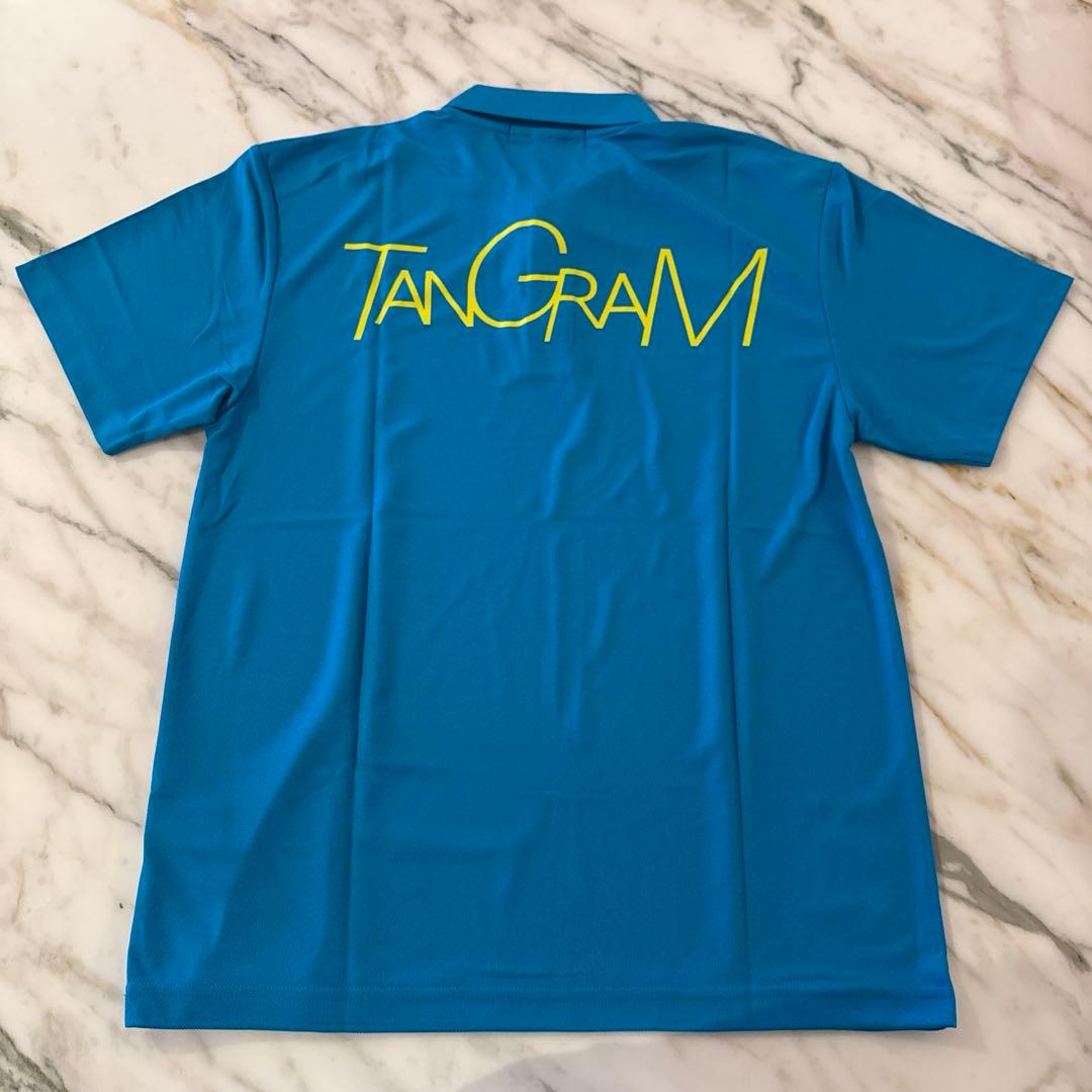 新品未使用　tangram タングラム　ポロシャツ　ゴルフウェア　ブルー　M