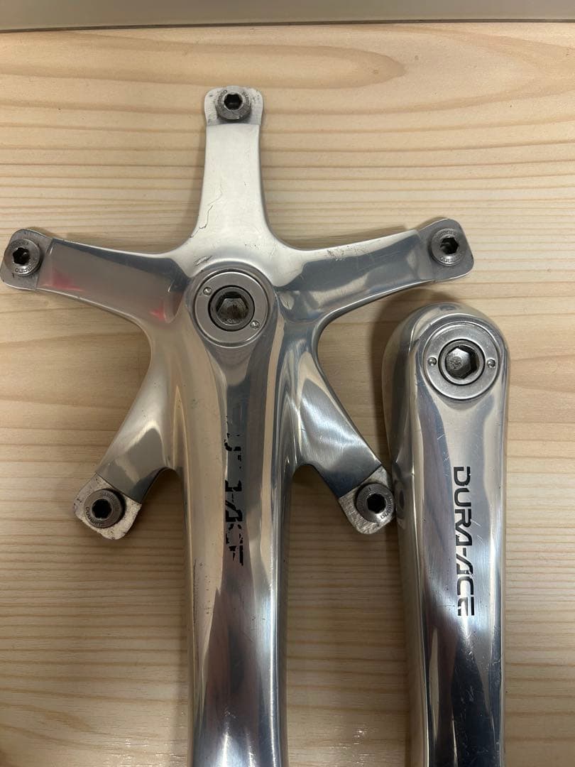 競輪-njs DURA-ACE クランクセット 170mm ピスト