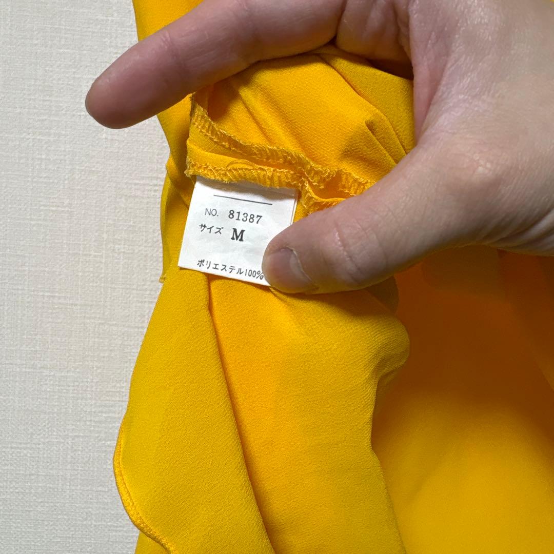 社交ダンスドレス　イエロー　M、Lサイズ