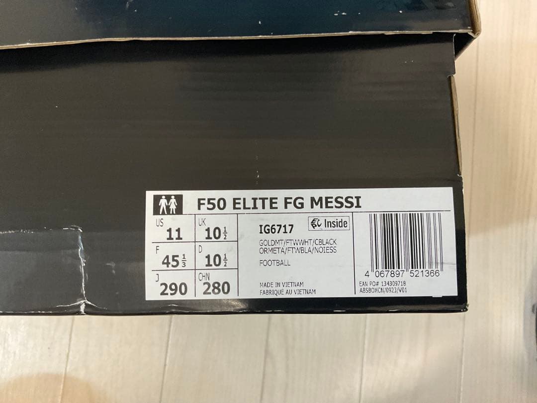 シューズ adidas F50 Elite FG Messi 29cm