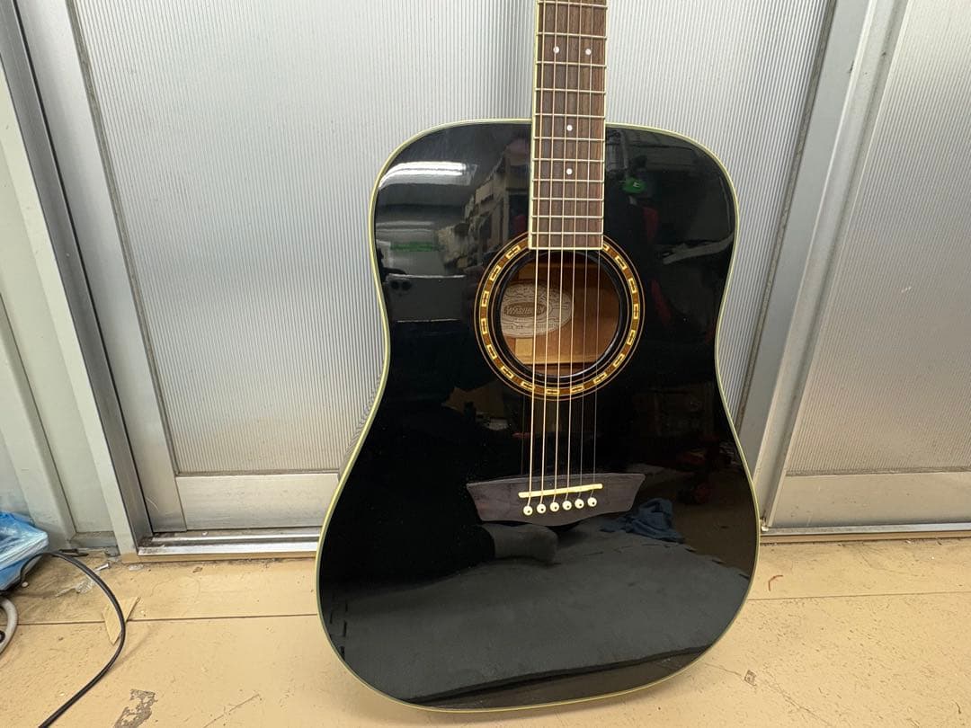Washburn WD10SB ブラック　アコースティックギター