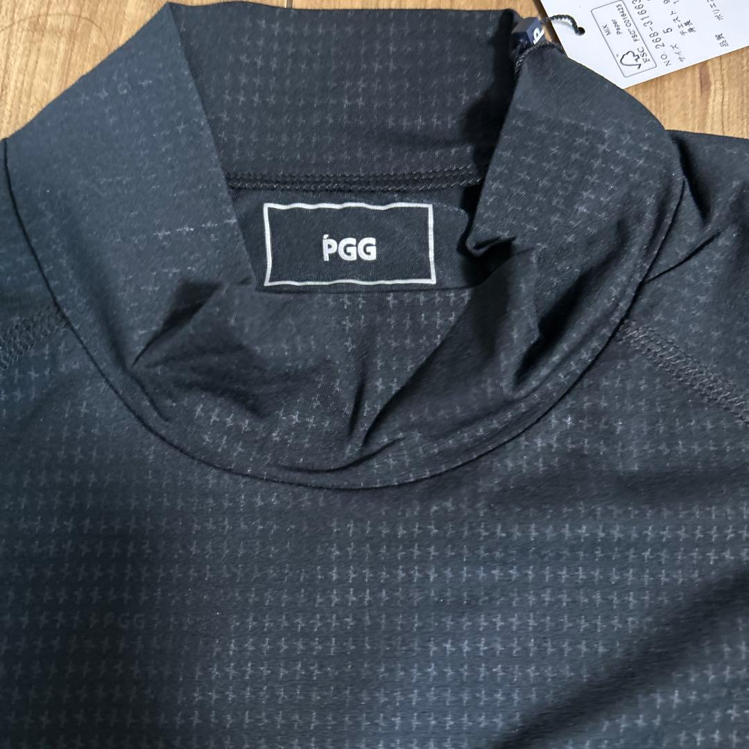 新品【定価19,800円】PGG 長袖ハイネックカットソー　ブラック