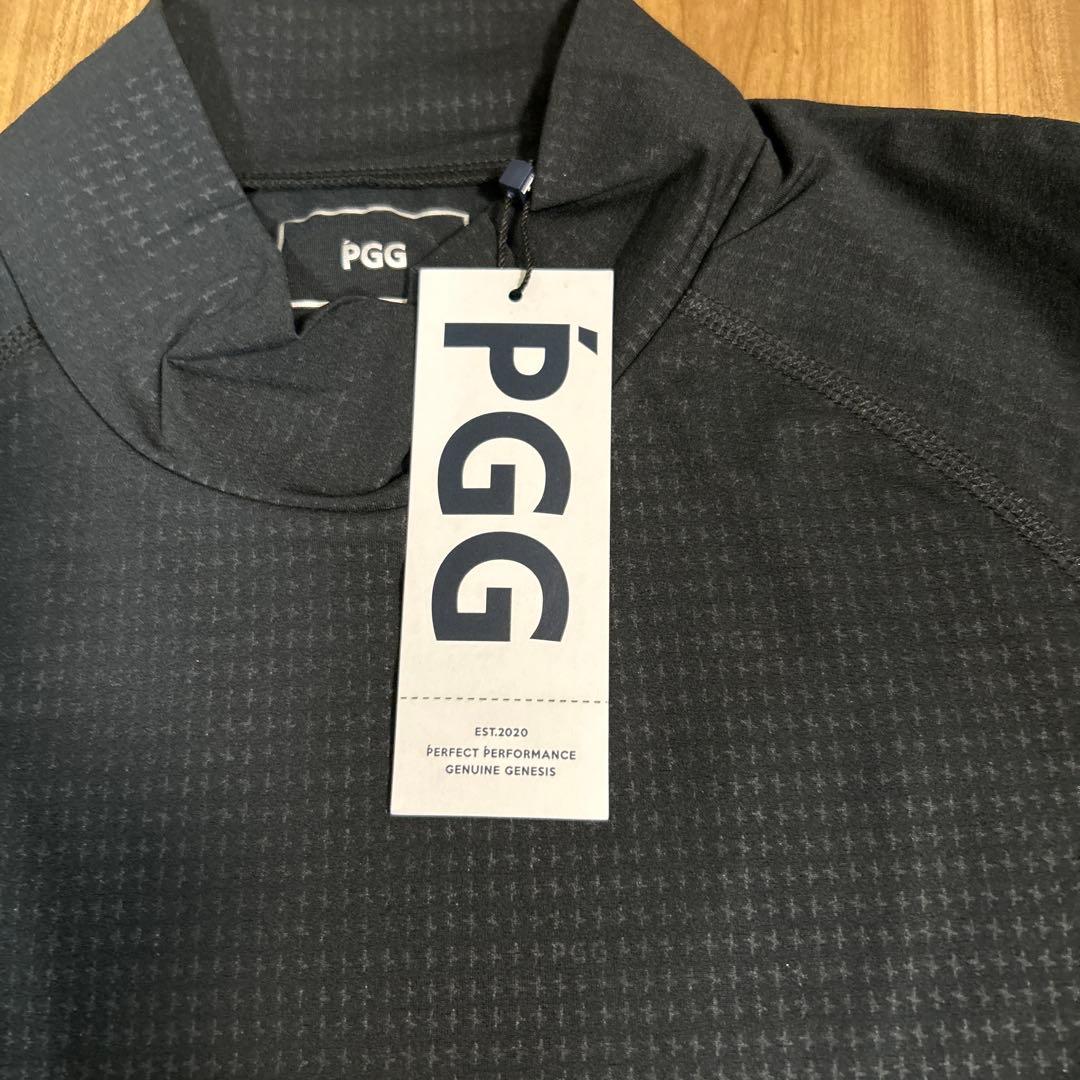 新品【定価19,800円】PGG 長袖ハイネックカットソー　ブラック