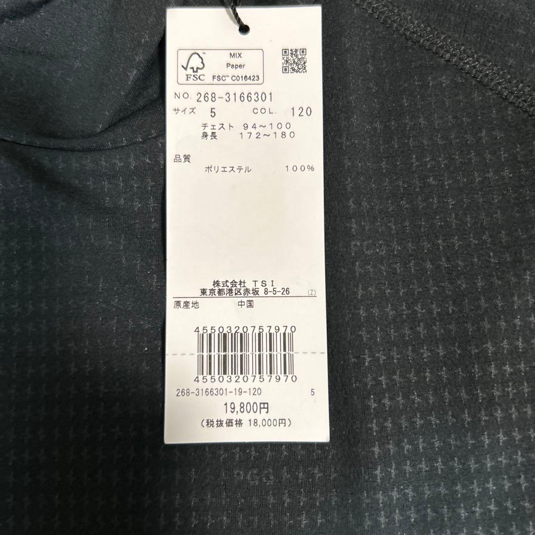 新品【定価19,800円】PGG 長袖ハイネックカットソー　ブラック