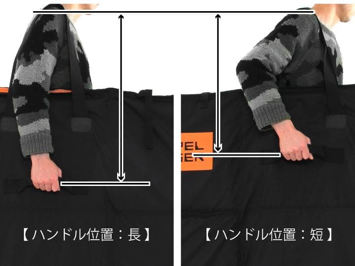 ドッペルギャンガー　耐衝撃　クッション　輪行キャリングバッグ DCB333-BK