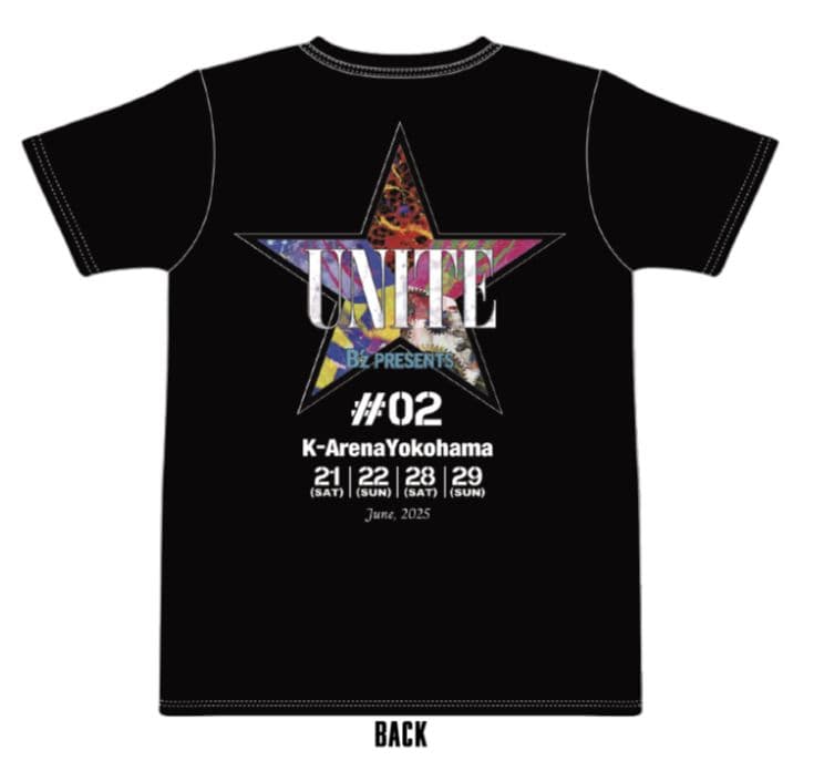 B'z PRESENTS UNITE #02 Tシャツ 2XL