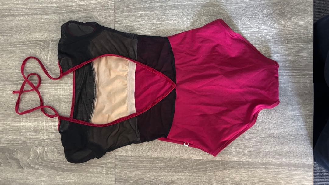 Yumiko レオタード　バレエ　赤