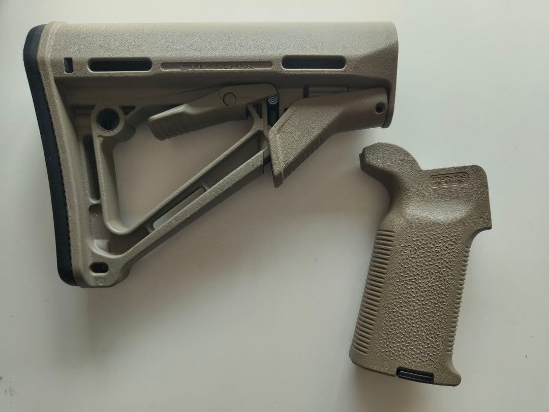 【実物パーツ】Magpul　CTRストック　K2グリップ【セット販売のみ】
