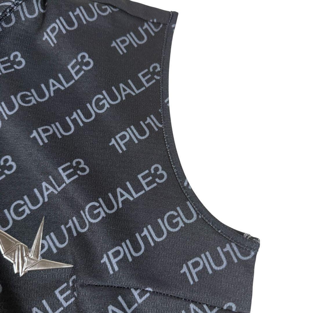 【極美品】1PIU1UGUALE3 ワンピース Mサイズ 現行モデル 総柄ロゴ