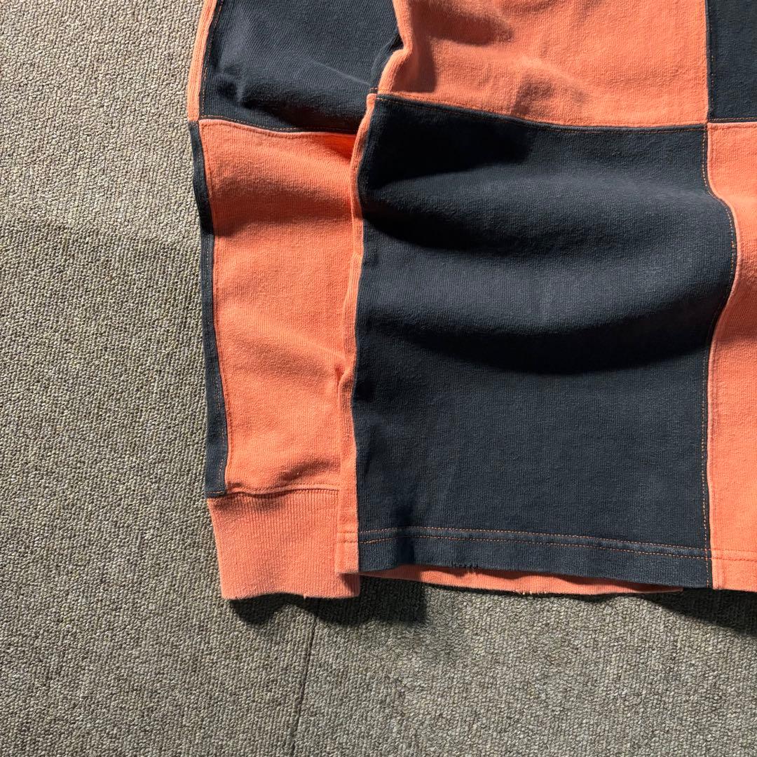 RUGBY RALPH LAUREN ボーダー ラガーシャツ レースアップ