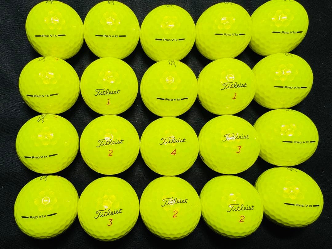 タイトリスト PRO V1X 2025年モデル 20個　　イエロー