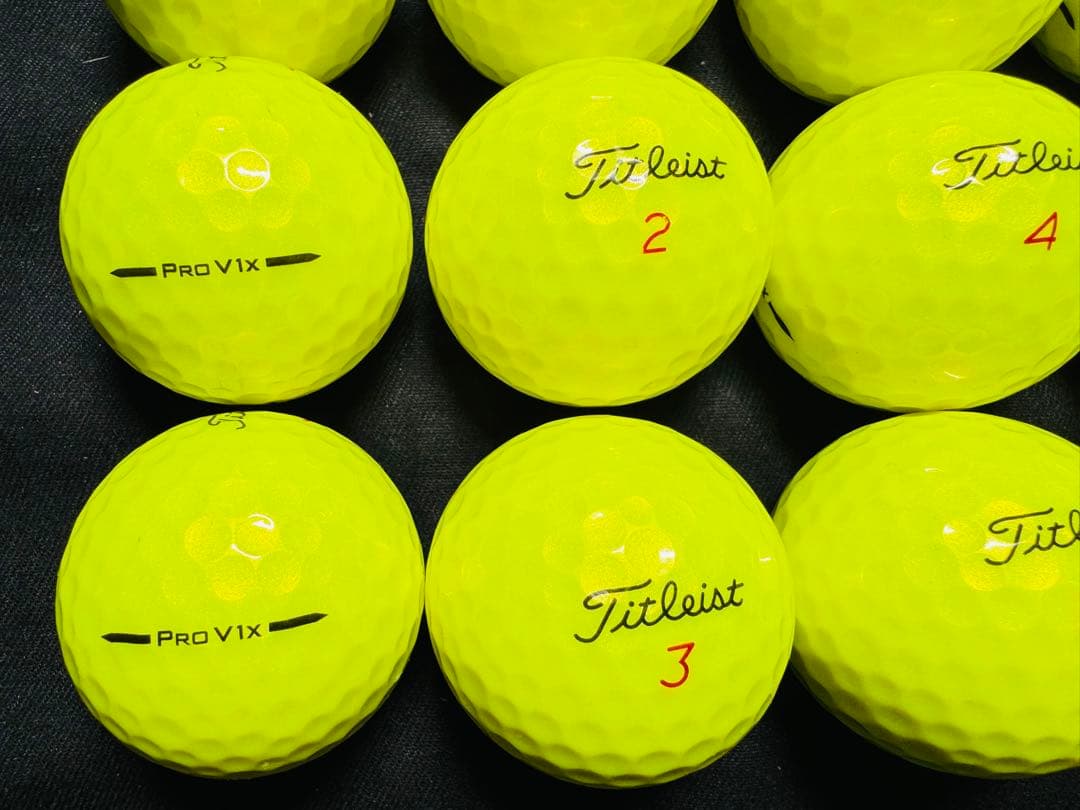 タイトリスト PRO V1X 2025年モデル 20個　　イエロー
