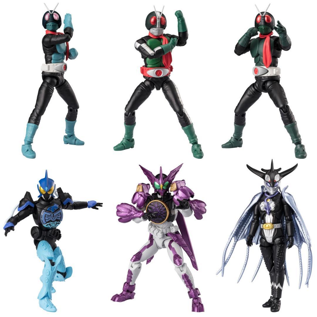 掌動-XX 仮面ライダー10 フィギュア 7体セットSHODO-XX