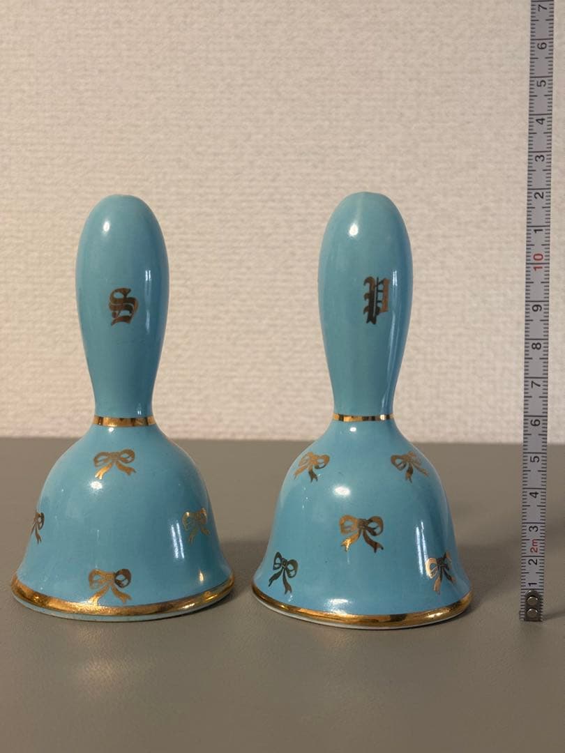 希少　S&P ソルト&ペッパー　塩&胡椒 調味料入れ　セット　ハンドベル　呼鈴
