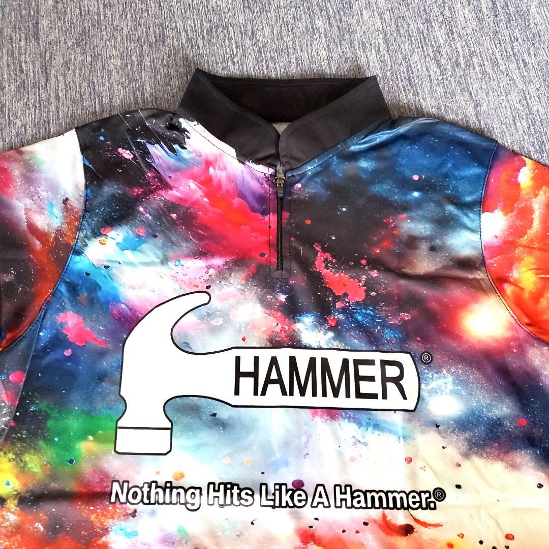 ✨新品✨ハンマー　【日本サイズM】　宇宙　カラフル　ボウリングウェア