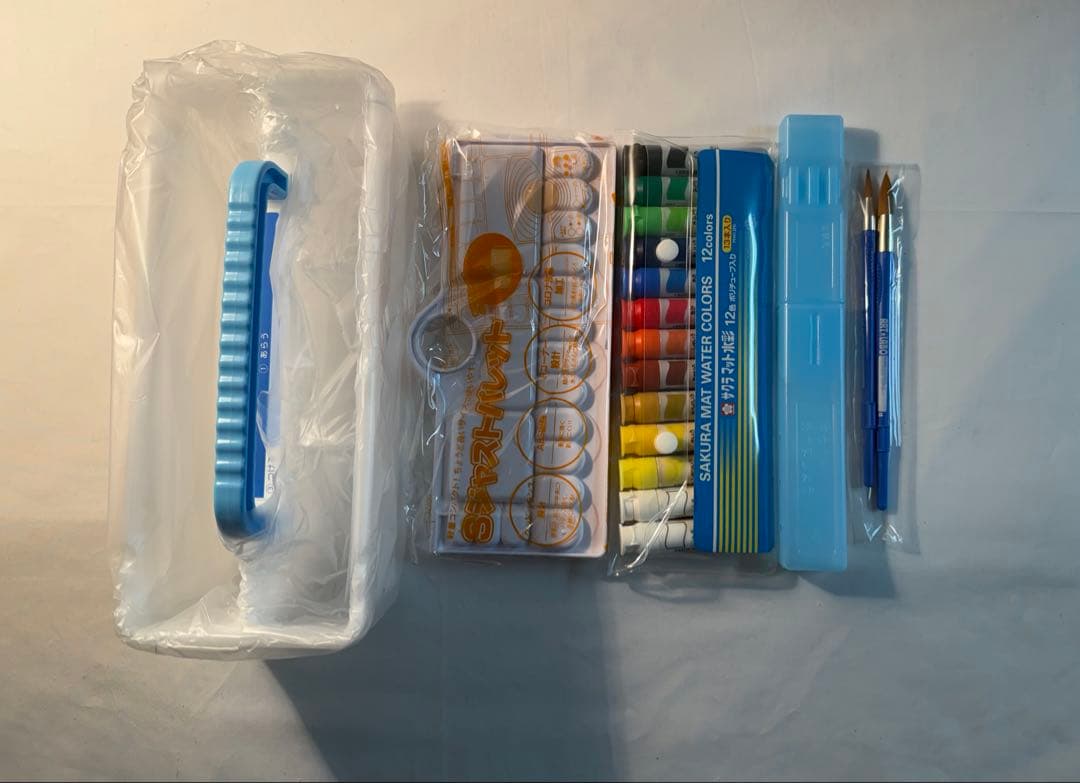 新品　画材セット　スペーストキシック　絵の具セット　小学生　小学校