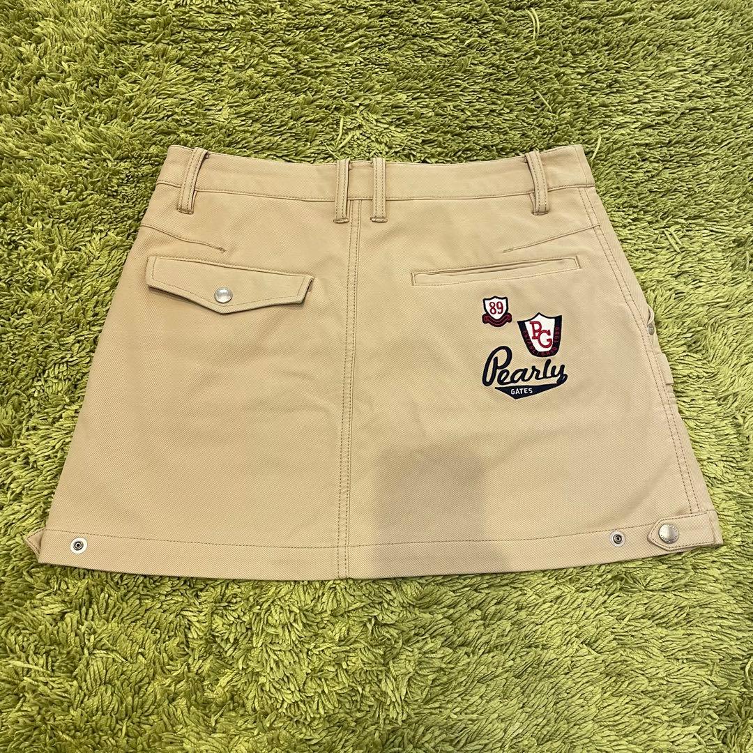 パーリーゲイツ PEARLYGATES スカート ベージュ 裏起毛 サイズ1