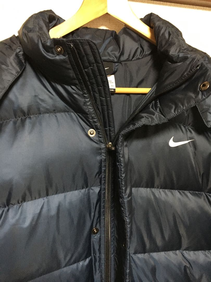NIKE ナイキ XL ロング ベンチコート ダウン フェザー スポーツ観戦
