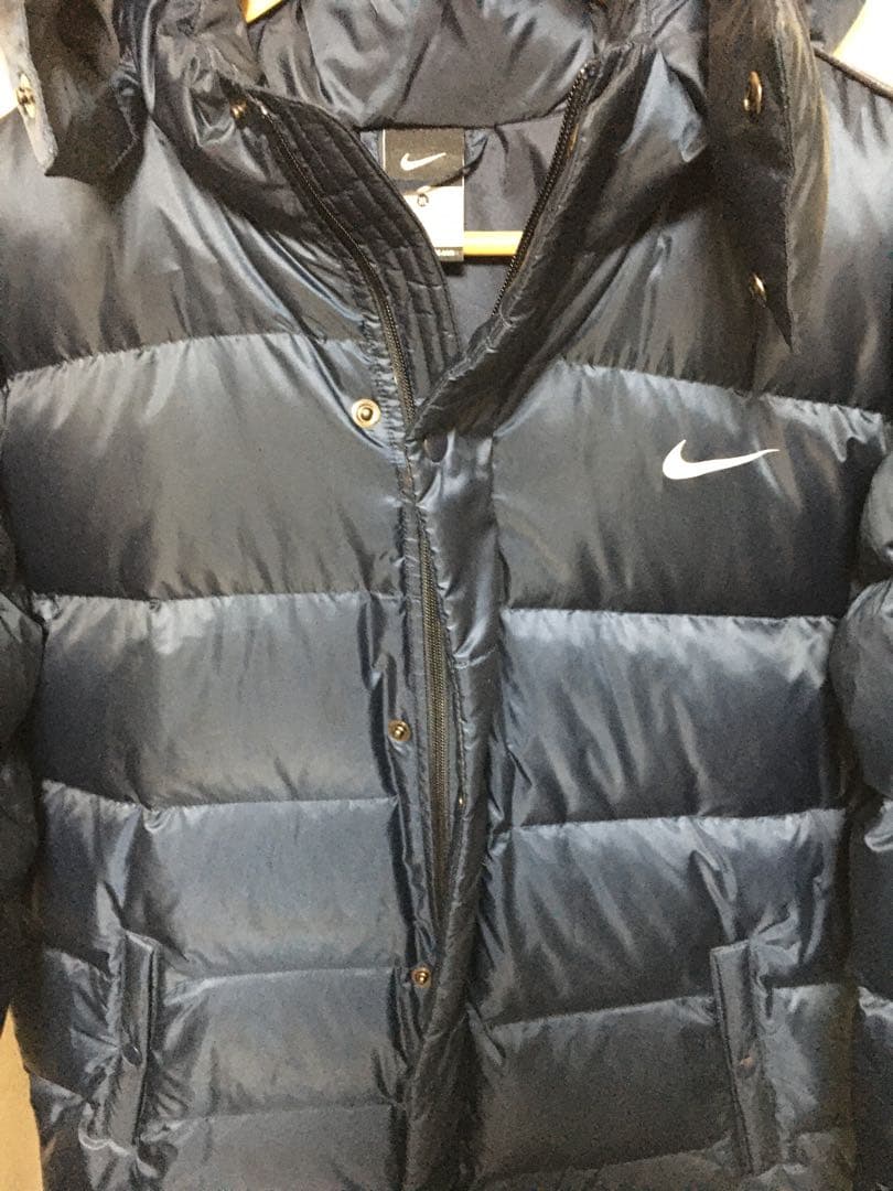 NIKE ナイキ XL ロング ベンチコート ダウン フェザー スポーツ観戦