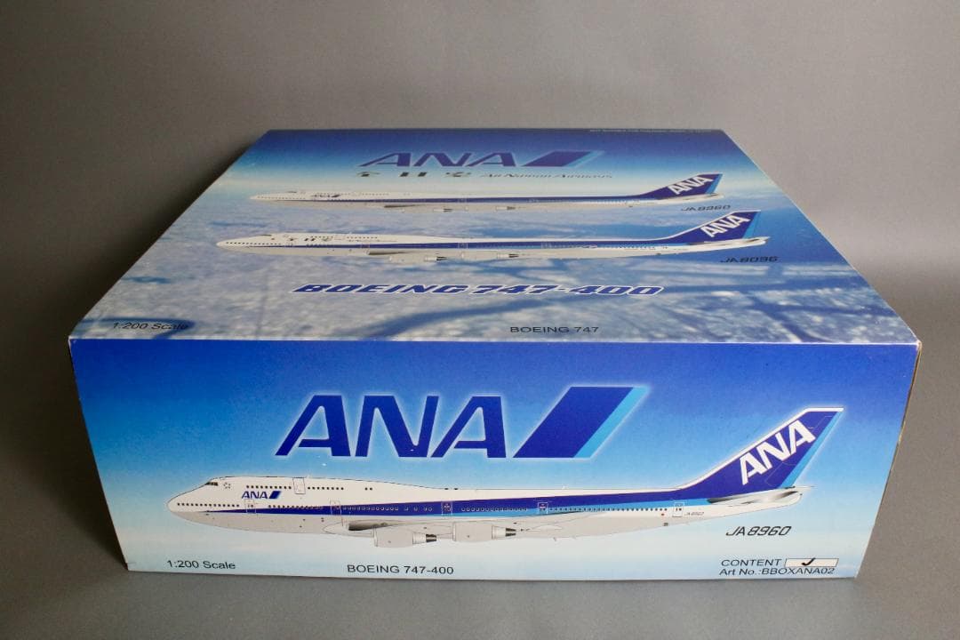 激レア ANA B747-400D 1/200 JA8960 完成品