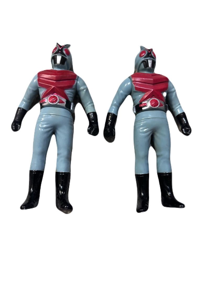 【当時物】仮面ライダー ミニソフビ 10体セット バンダイ 日本製 1980年代