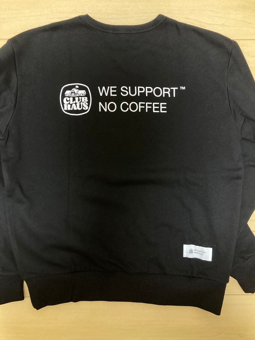 【レア‼️】NO COFFEE × CLUBHAUS スウェット　M
