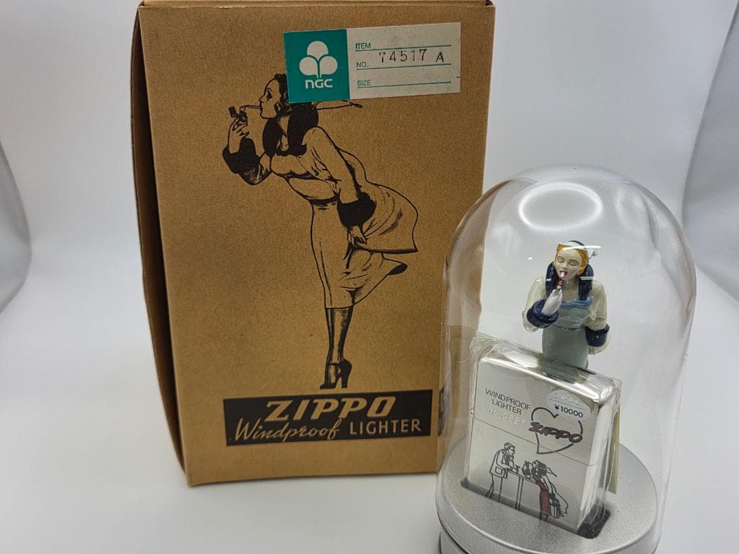 新品 未使用 ウィンディガール ZIPPO ライター オルゴール 74517A