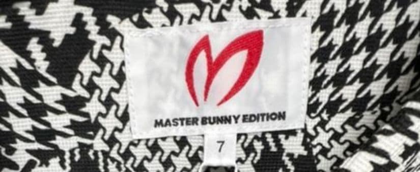 マスターバニー　美品千鳥柄上下セットアップ 　レアサイズ7