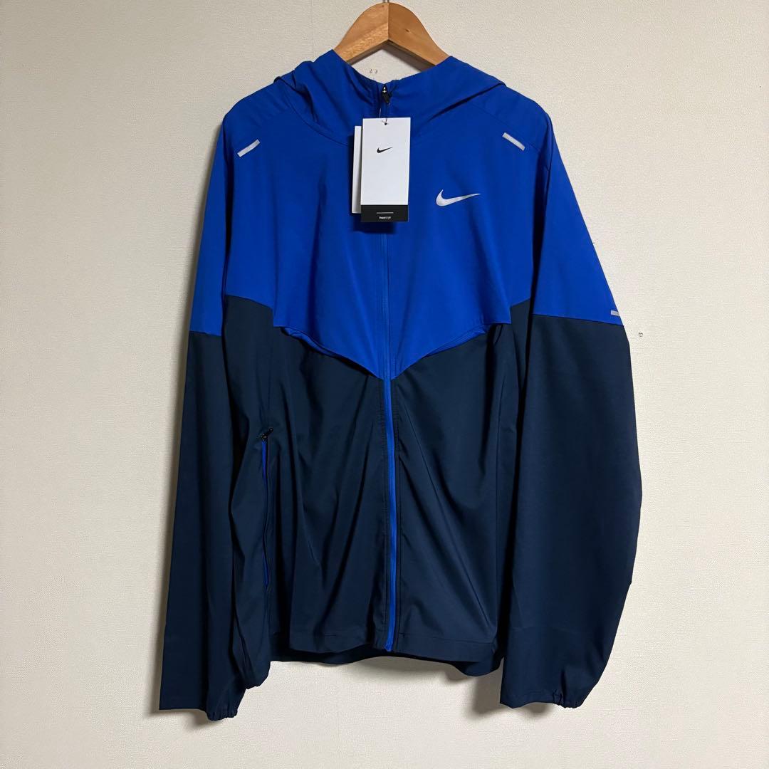 ナイキ NIKE ウィンドランナー フーディ ジャケット 青　XL